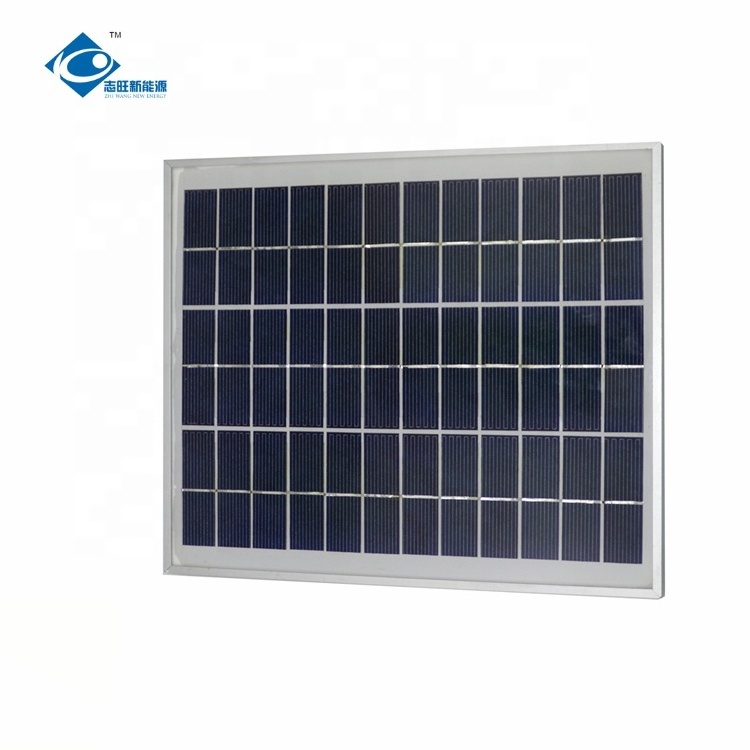 10W Glass Laminated Solar Panel 18V Risen Energy Solar Panels ZW-10W-18V Mini Home Solar Power Charger