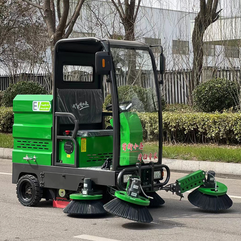 Wholesale High Efficiency Ride-on Road Sweeper Artificial Grass Sweeper Dust Removal Road Floor Sweeper SDC-2200