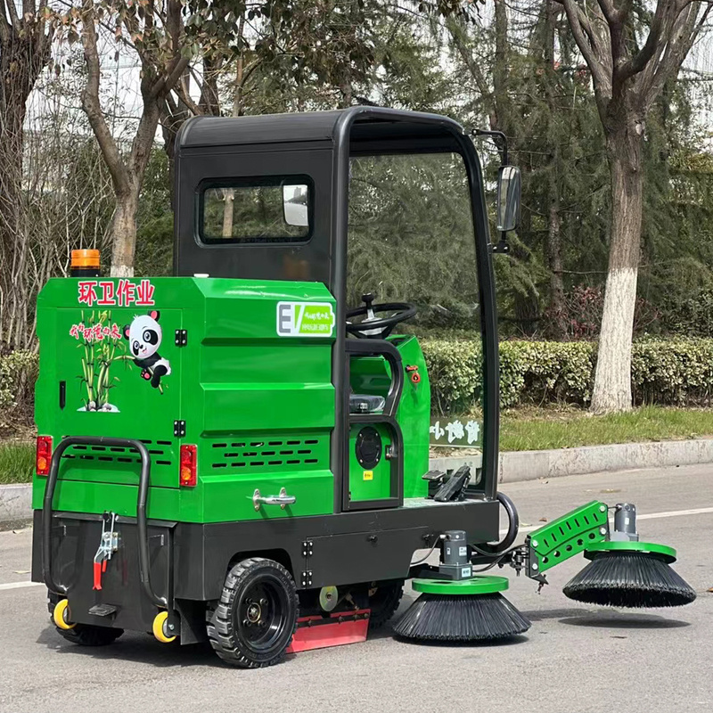 Wholesale High Efficiency Ride-on Road Sweeper Artificial Grass Sweeper Dust Removal Road Floor Sweeper SDC-2200