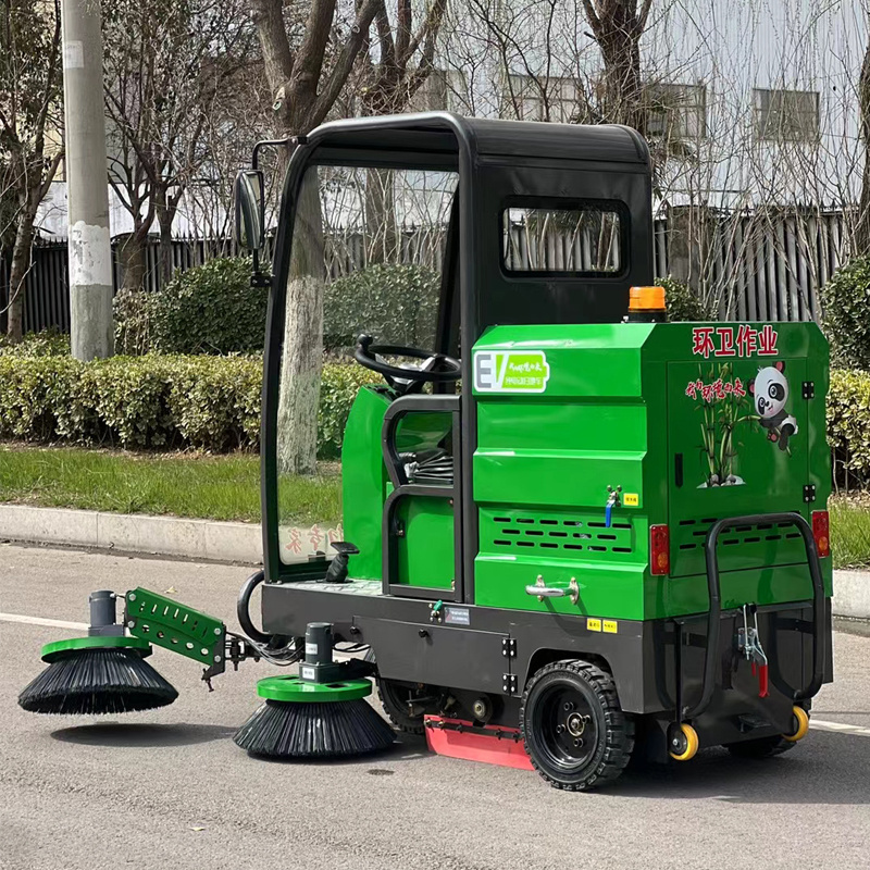 Wholesale High Efficiency Ride-on Road Sweeper Artificial Grass Sweeper Dust Removal Road Floor Sweeper SDC-2200