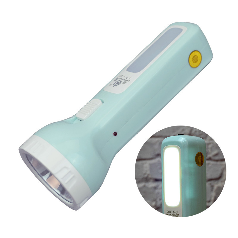 Factory AC power flashlight torch rechargeable brightness  hand torch with plug lead acid battery torch light big power