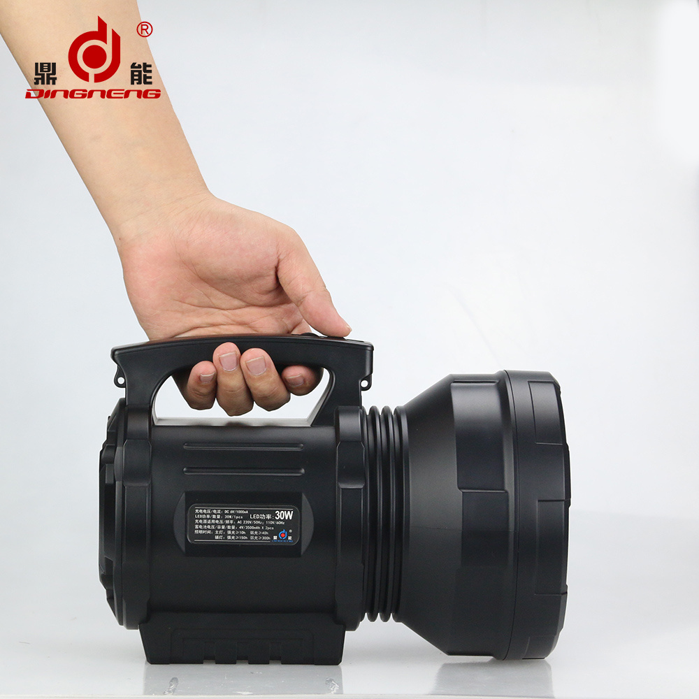 30W hand held LED  search light SPOTLIGHT Stage LED Rechargeable Searchlight/Emergency light