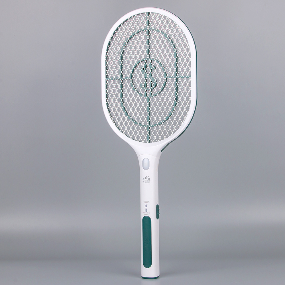 (Factory)customized rechargeable electric fly bug insect  killer lamp zappers bat foldable UV light 2in1 mosquito swatter racket