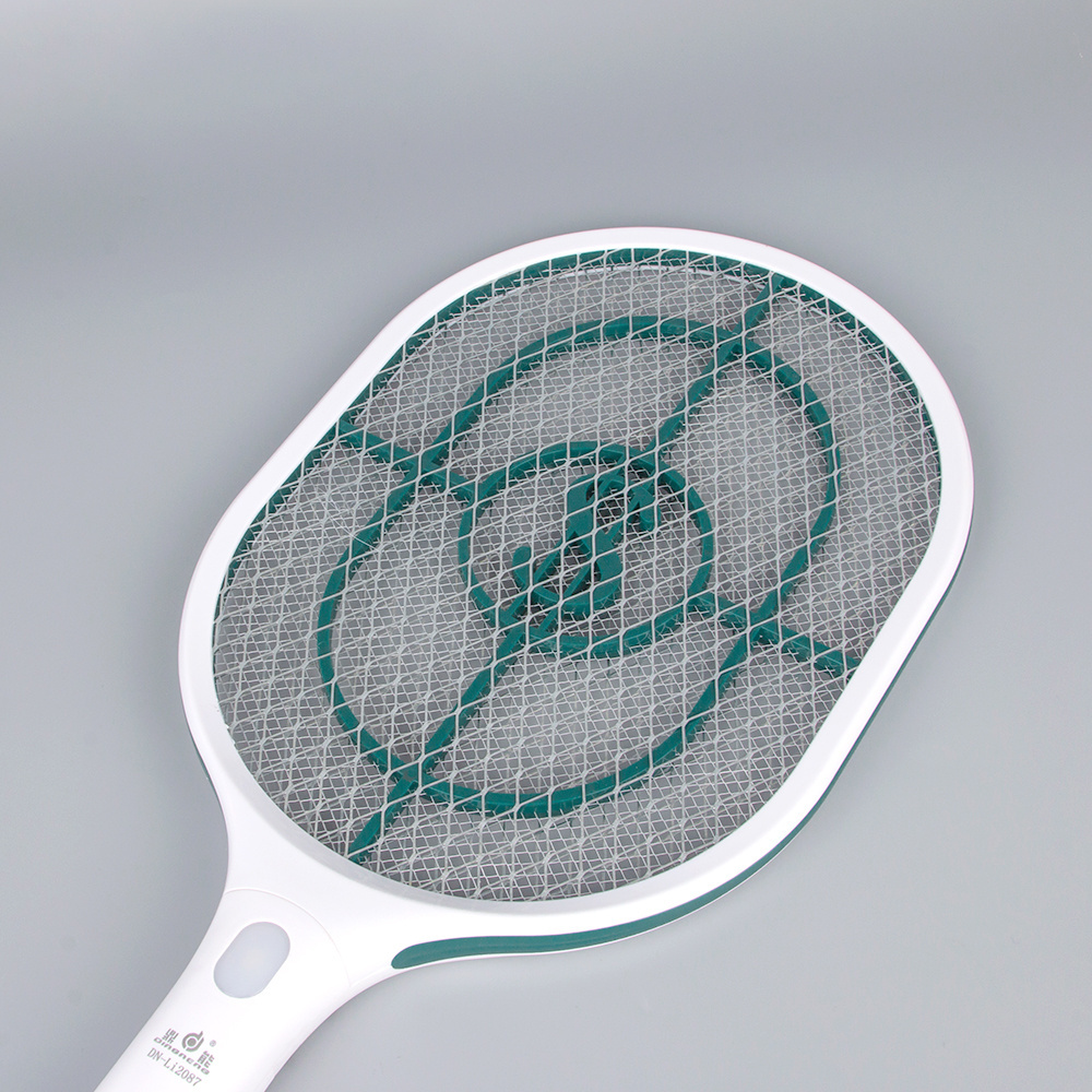 (Factory)customized rechargeable electric fly bug insect  killer lamp zappers bat foldable UV light 2in1 mosquito swatter racket