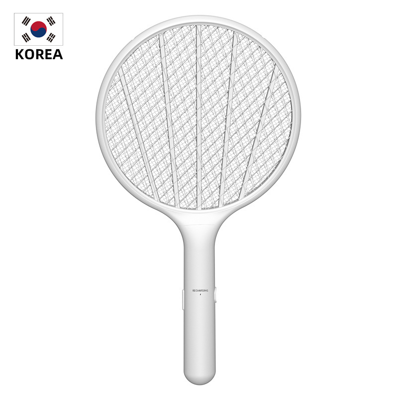 (Factory)KC KOREA Certification AA battery rechargeable electric fly bug killer mosquito swatter zapper bat for mosquito racket