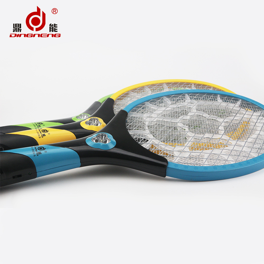 Factory wide net LED electric  mosquito swatter 2 in 1 mosquito bat with rechargeable battery mosquito killer plug charging