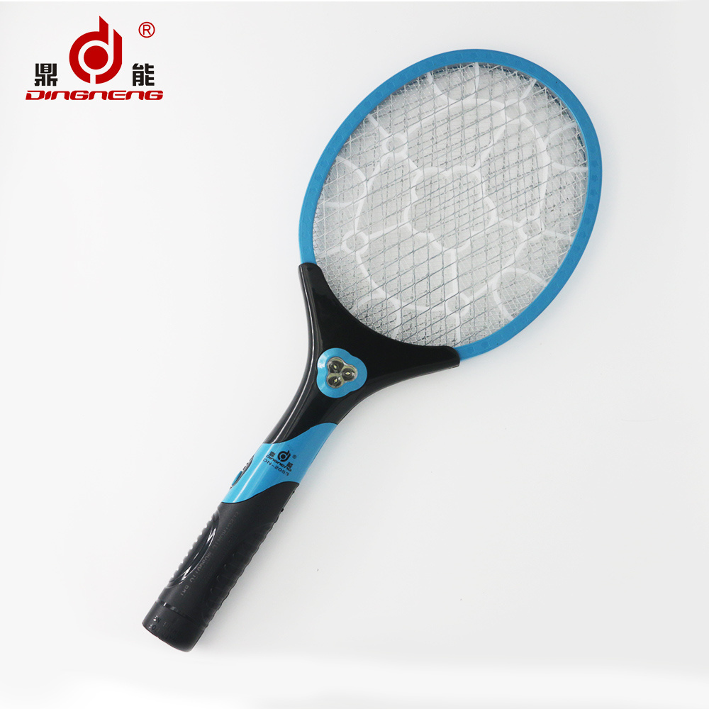 Factory wide net LED electric  mosquito swatter 2 in 1 mosquito bat with rechargeable battery mosquito killer plug charging