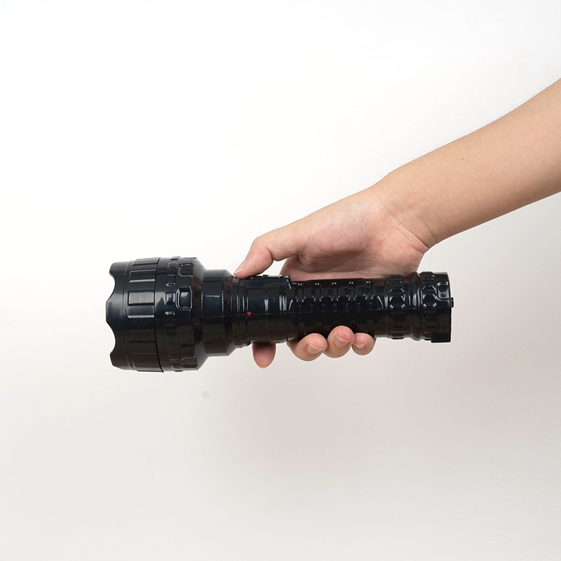 Factory long range powerful beam rechargeable hand torch extreme ac power Tactical flashlight high lumens flashlight