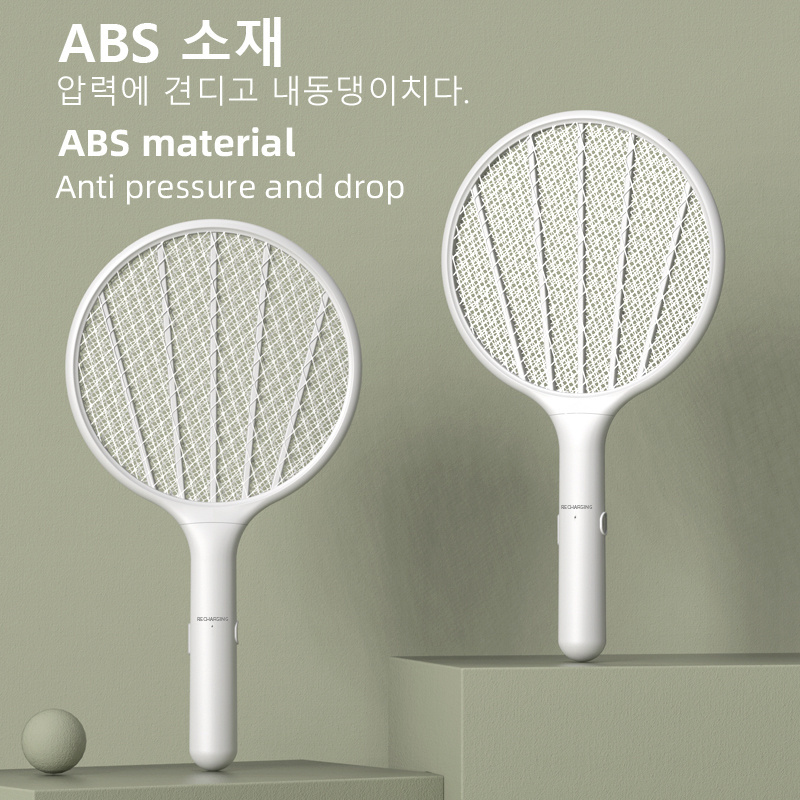 (Factory)KC KOREA Certification AA battery rechargeable electric fly bug killer mosquito swatter zapper bat for mosquito racket