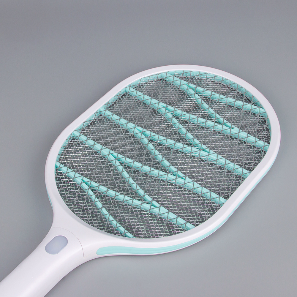 (Factory)customized rechargeable electric mosquito swatter racket  fly bug insect mosquito killer zapper bat UV light 2in1