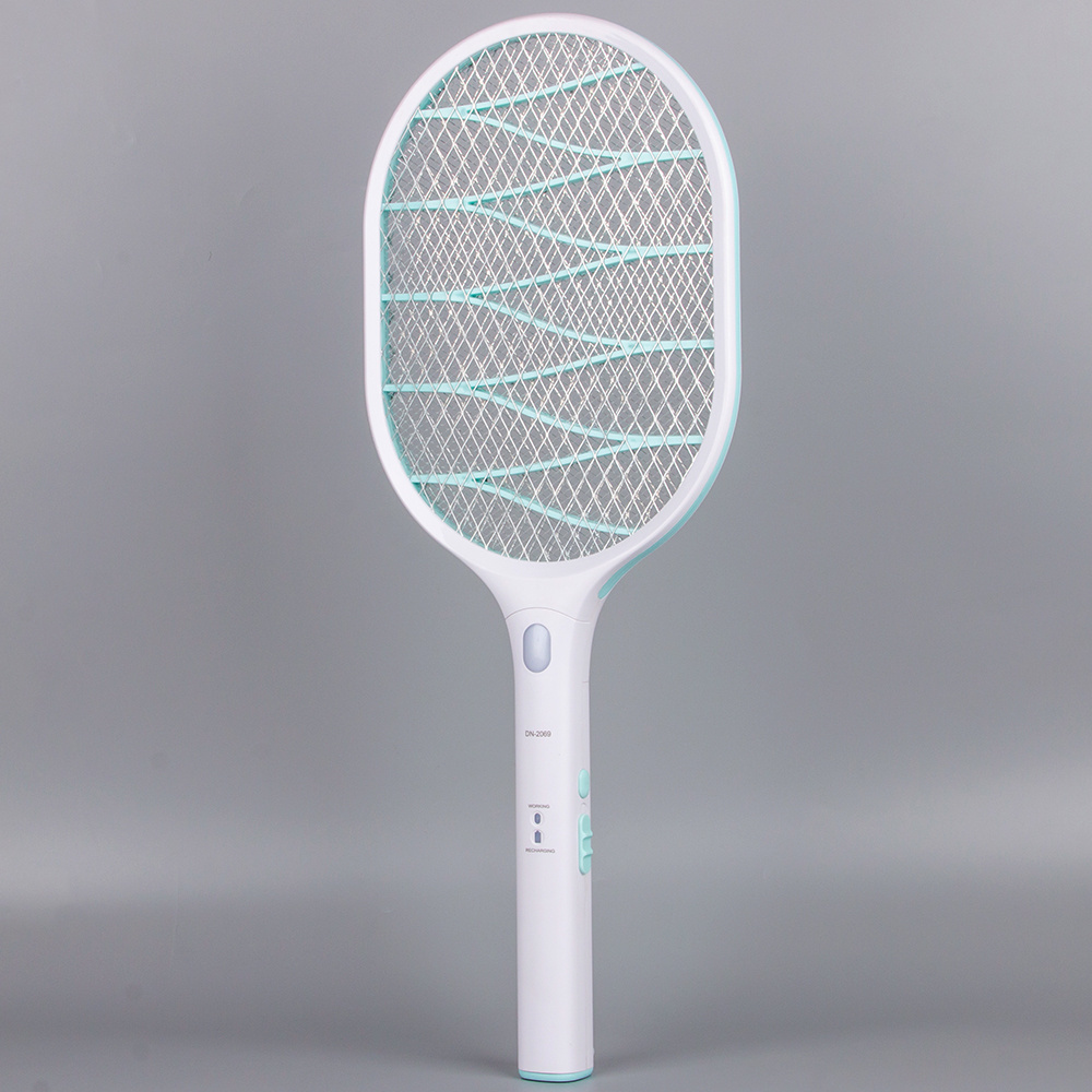 (Factory)customized rechargeable electric fly bug insect killer lamp zappers bat foldable UV light 2in1 mosquito swatter racket