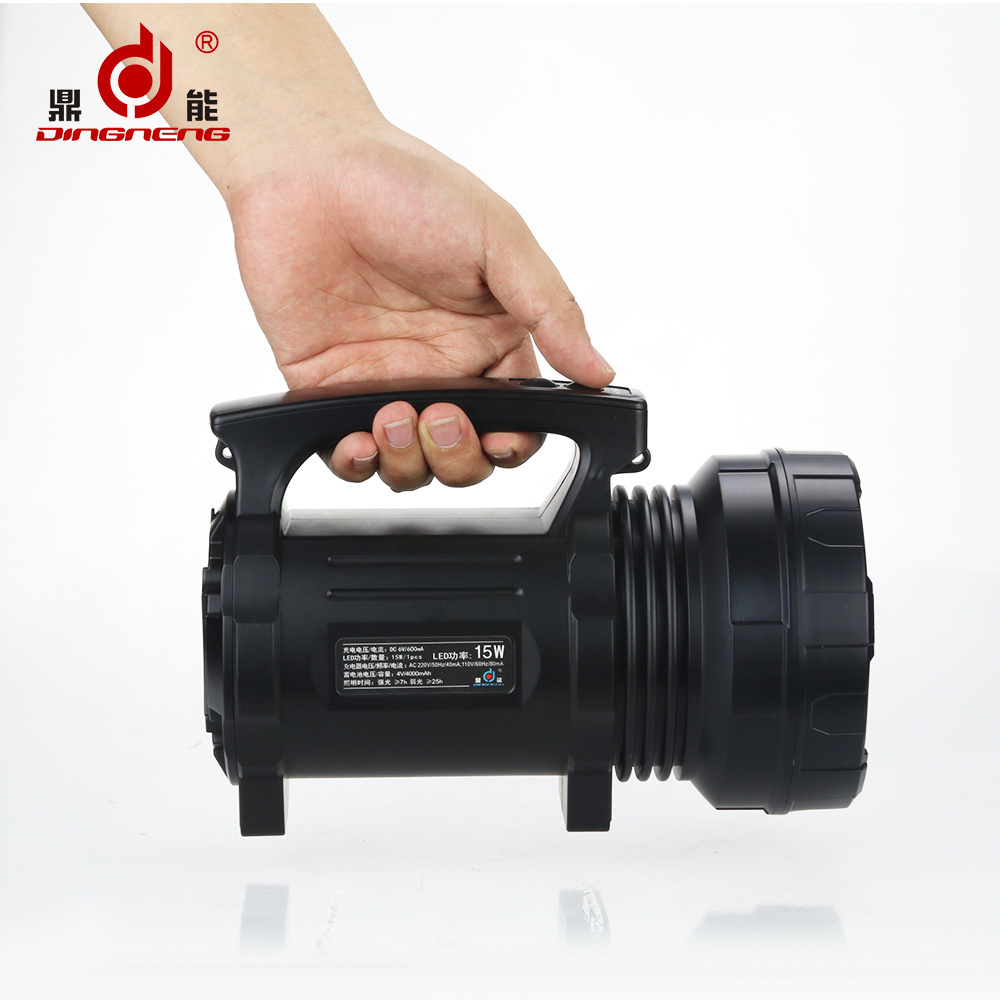 Shantou Yufeng Handheld 15W Rechargeable powerful led searchlight hunting spotlight