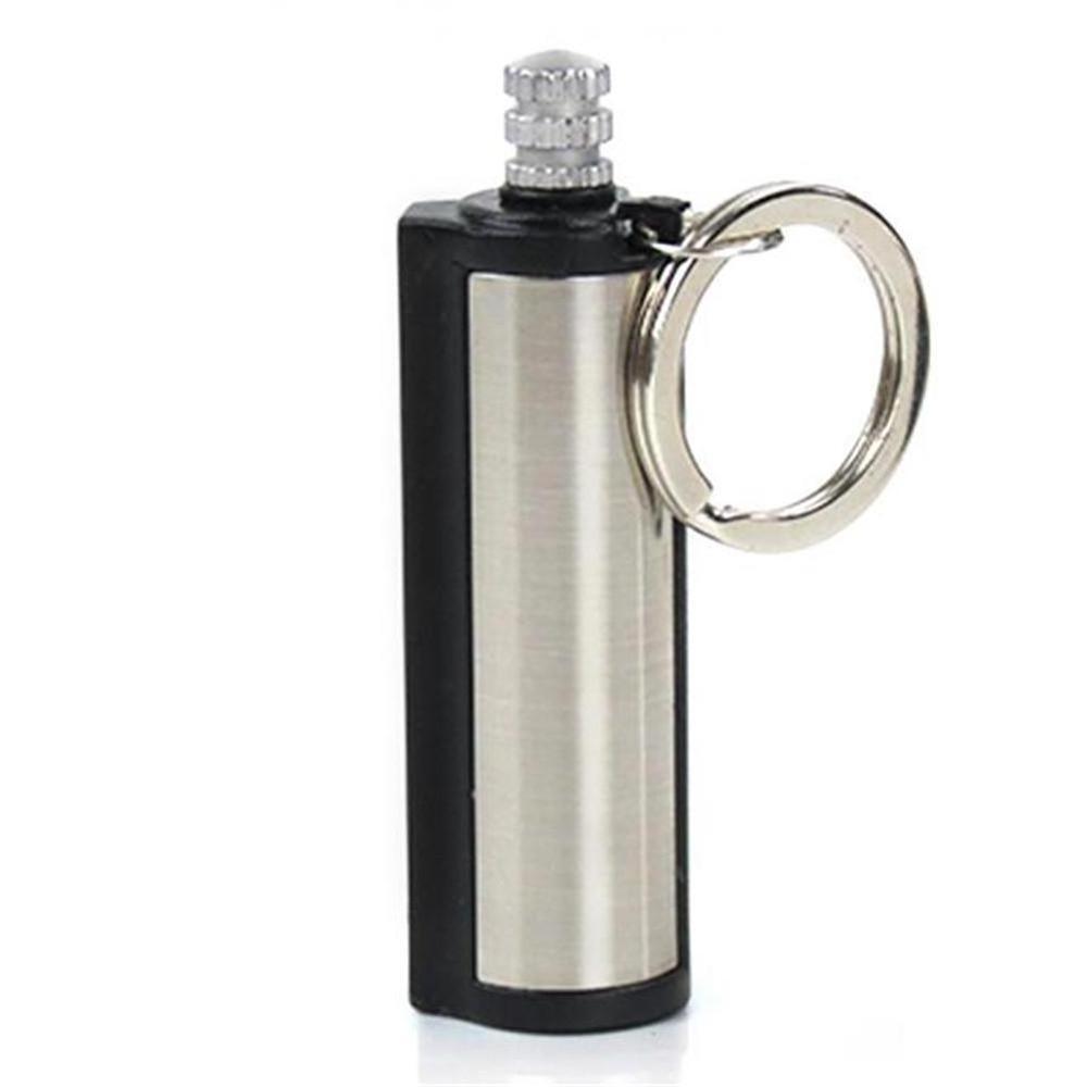 Fire Starter Flint Match Lighter Keychain For Outdoor Camping Hiking Instant Emergency Survival Gear Tools