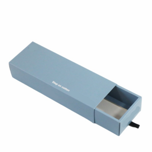 Luxury Branded Ribbon Pull Tab Box Customized Slide Out Open Sleeve Box Packaging Jewelry Drawer Sliding Gift Box