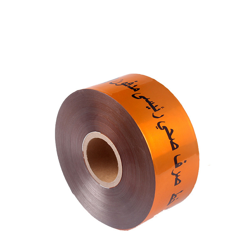 Detectable Marker Tracer Wire Optical Fiber Cable Cover Warning Caution Insulation Underground Tape For Cable Pipeline