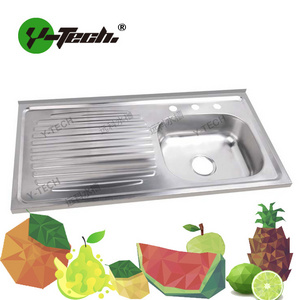 YK-C100R 201 fregadero de cocina South America Stainless Steel Kitchen Hand Wash Sinks