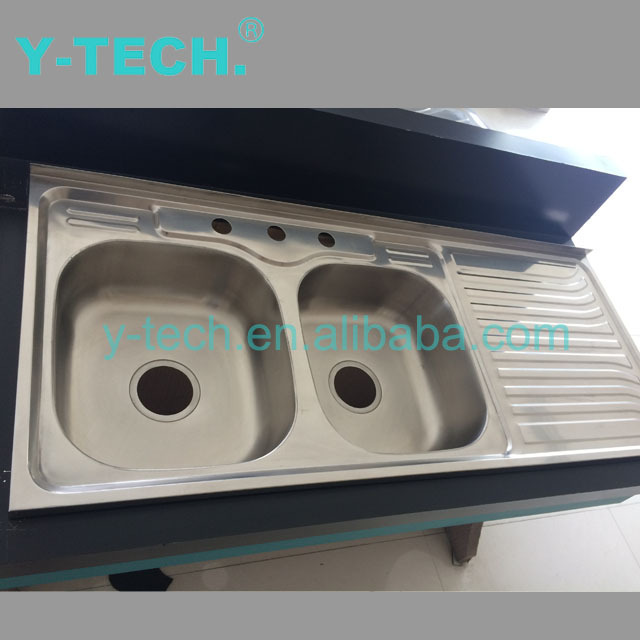 YK-X120L  Kitchen Sink Stainless Farmhouse Sink Double Bowl Stainless Steel Kitchen Sink