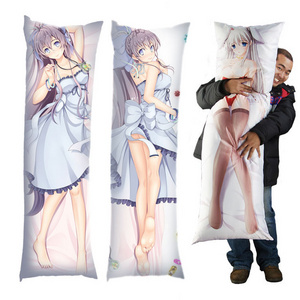 Anime Body Pillow Covers Decorative Pillow Cover Fabrics Made Pillowcases Body Pillow Cover Pillowcase 100% Polyester Plain EBO