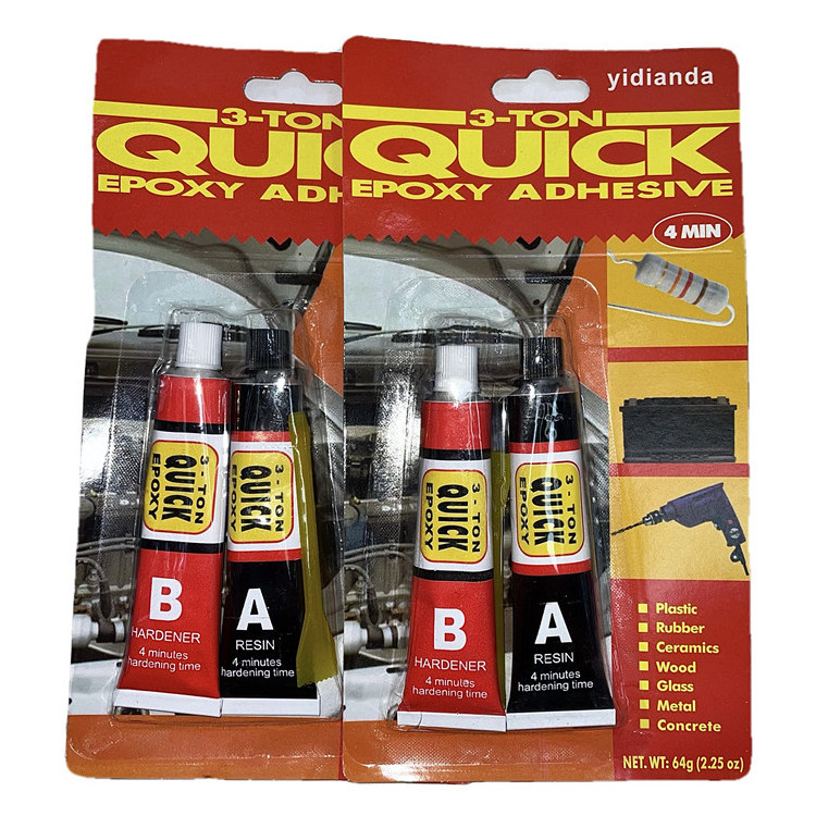 AB Glue Fast Curing Adhesive Epoxy Resin Liquid Gum AB Glue For Metal Wood Glass Plastic Part Sealing DIY Tool