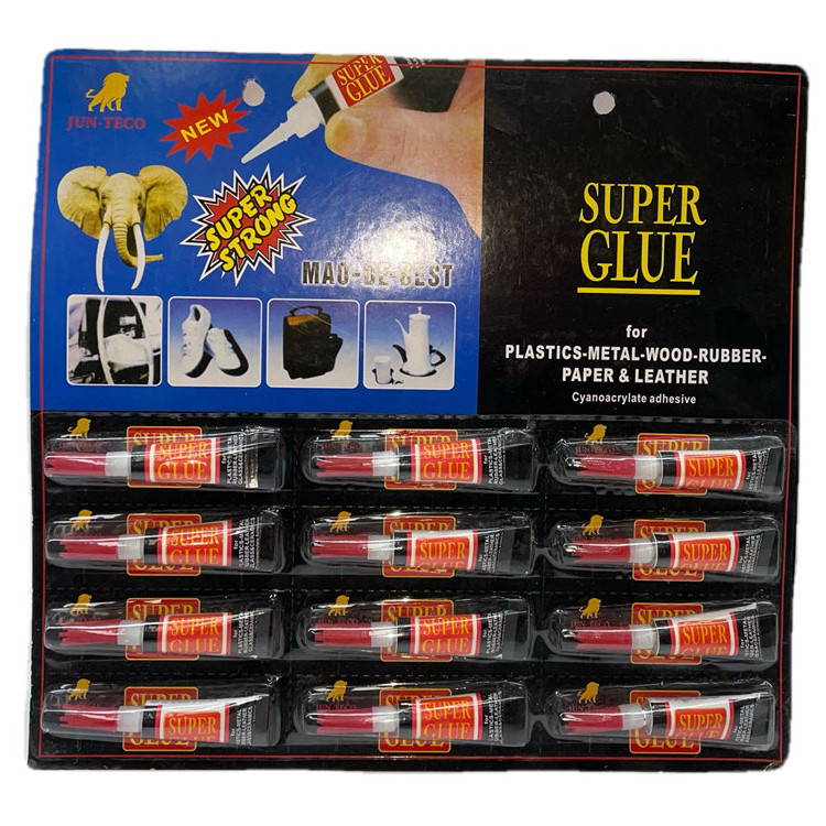 oem aluminum tube Super Glue 3G Cyanoacrylate Super Glue Adhesive For Wood Plastic Ceramics Rubber Metal