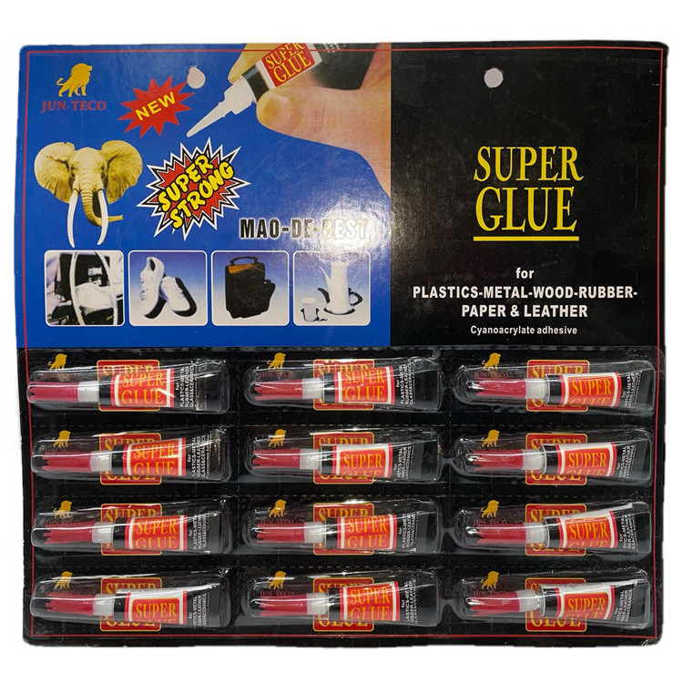 oem aluminum tube Super Glue 3G Cyanoacrylate Super Glue Adhesive For Wood Plastic Ceramics Rubber Metal