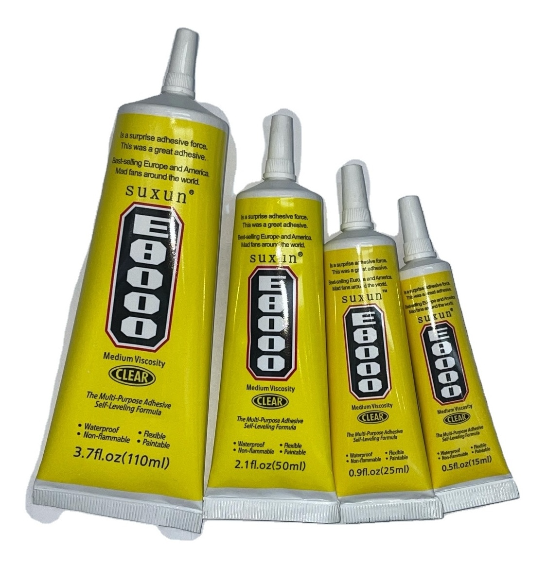 E8000 Glue 25ml Epoxy Adhesive Woodworking Glue for Footwear & Leather and Mobile phone screen repair