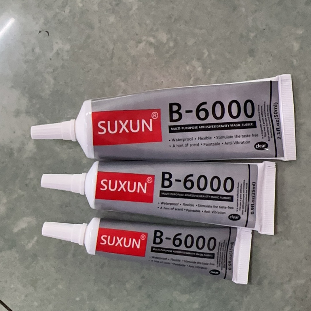 2023 NEW SUXUN 15ML DRILL GLUE CLEAR TRANSPARENT JEWELRY B6000 GLUE FOR STICK DRILL ACCESSORIES