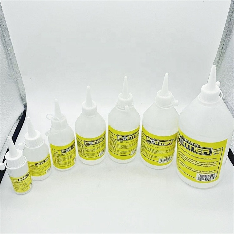 Manufacturer super handmade Acrylic Curing Nail Glue Ultraviolet Glass Adhesive Glue 100Ml Alcohol Glue For Non-Woven Fabric