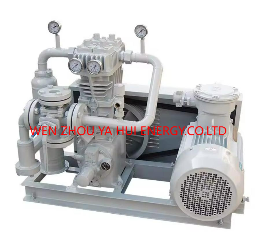 LPG Gas Compressor 40HP 30KW Stationary  Oil-free Compressor Nozzle Rotating High Pressure 2000 Bar 12 Bar Mono Air Compressor