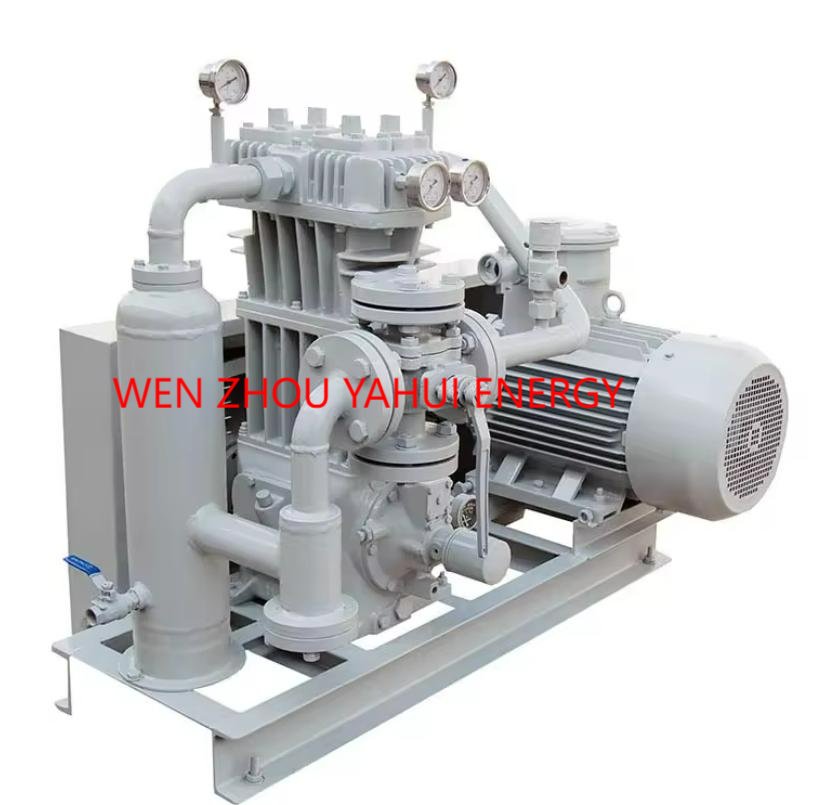 LPG Gas Compressor 40HP 30KW Stationary  Oil-free Compressor Nozzle Rotating High Pressure 2000 Bar 12 Bar Mono Air Compressor