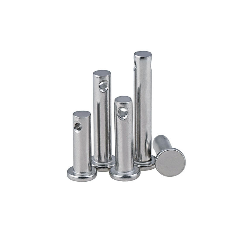 Din1444 Stainless Steel Flat Head Clevis Pins Grooved Clevis Pins With Head