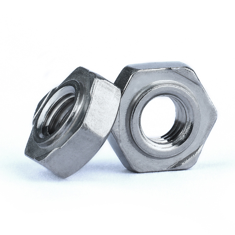 Stainless Steel weld nut M2 M3 M4 M5 M6 M8  spot  hex lock welding nut  connecting screw nuts for furniture