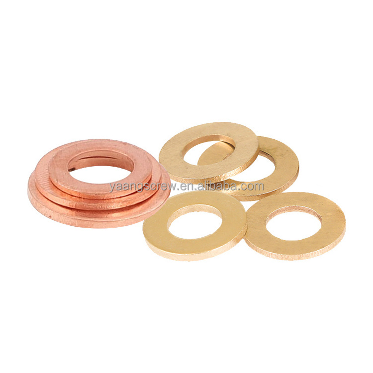 Din9021 Large Flat Copper Brass Fender Washer Plain M3 M4 M5 M6 M8 M10 M12