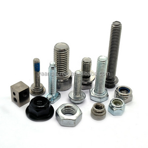 Yaang Fastener Steel Zinc Plated Button Head Flange  Din933 Hex bolt/Pernos y tuercas Bolt Stainless Steel Hex Bolt and Nut