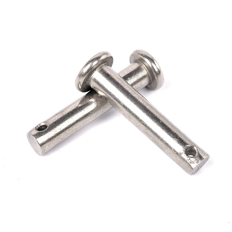 Din1444 Stainless Steel Flat Head Clevis Pins Grooved Clevis Pins With Head