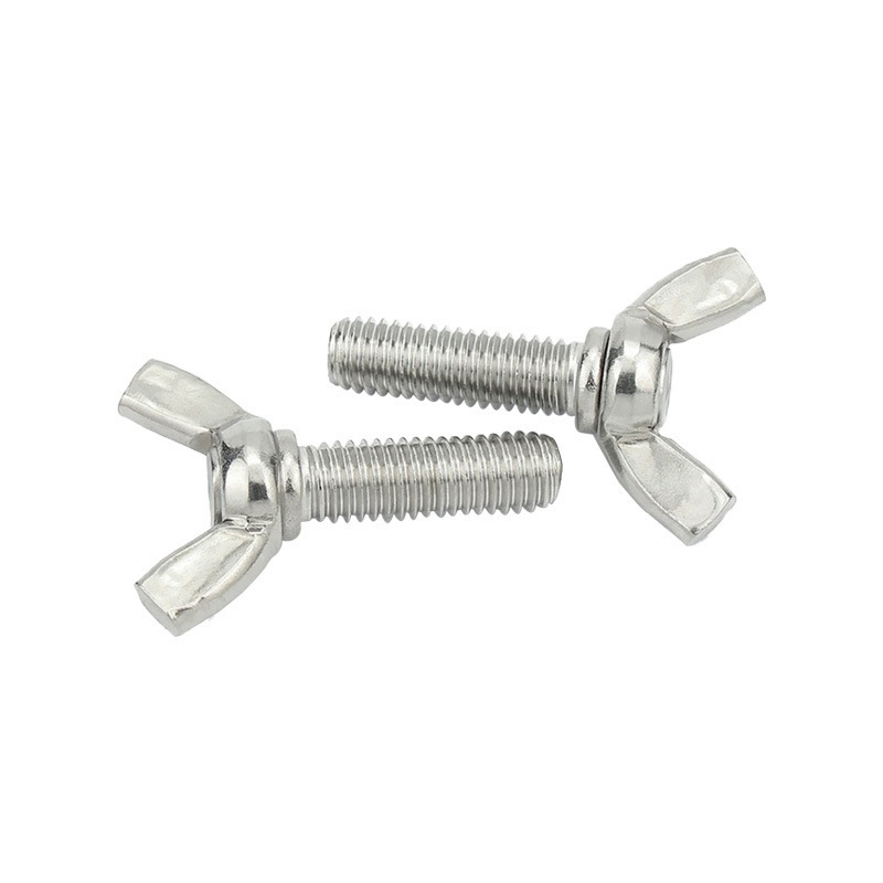 M8*25 Mm M4*60 Wing Bolt Stainless Steel Butterfly Screw Din316 M6 Folding Wing Screws Bolts Wing Screws