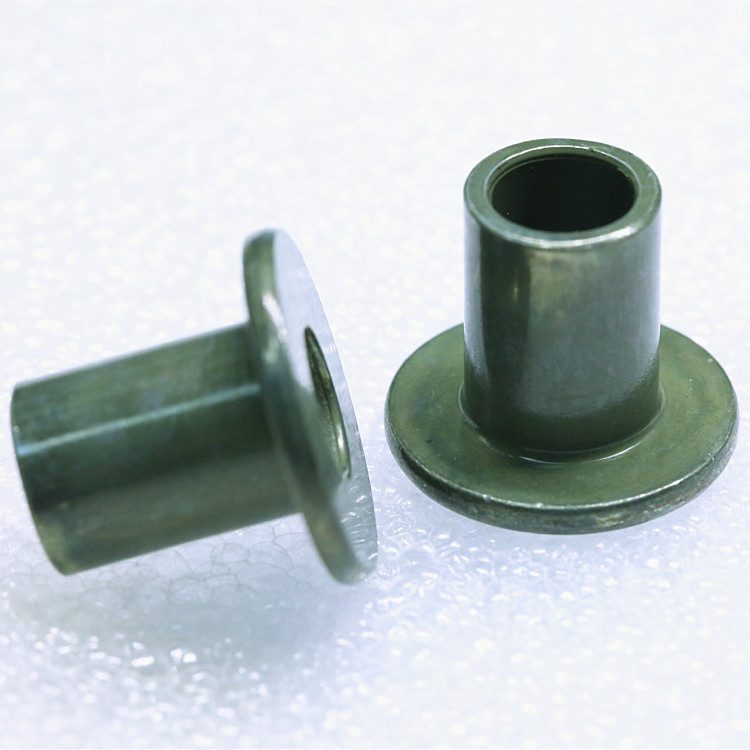 Steel Galvanized Din 7338 B Flat Head Brake And Clutch Lining Rivets Half Hollow Semitubular Rivets