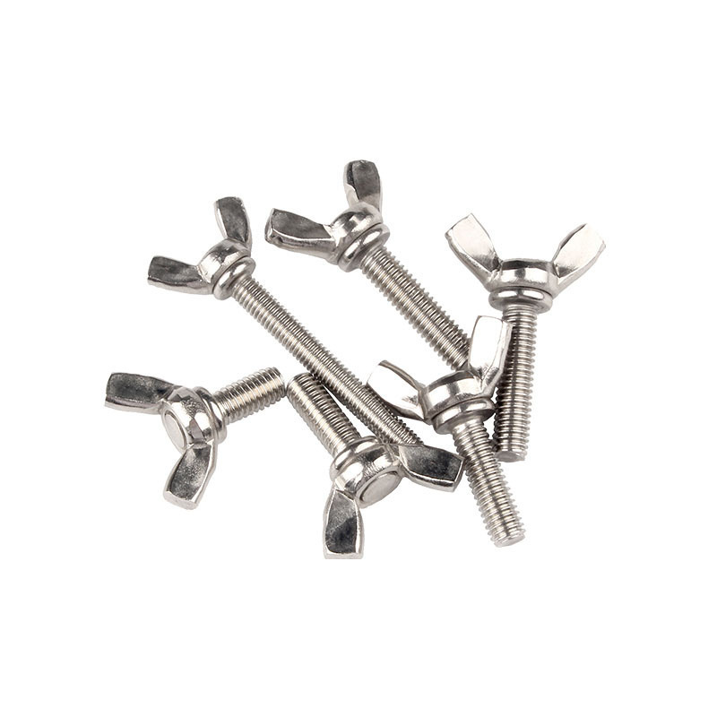 M8*25 Mm M4*60 Wing Bolt Stainless Steel Butterfly Screw Din316 M6 Folding Wing Screws Bolts Wing Screws