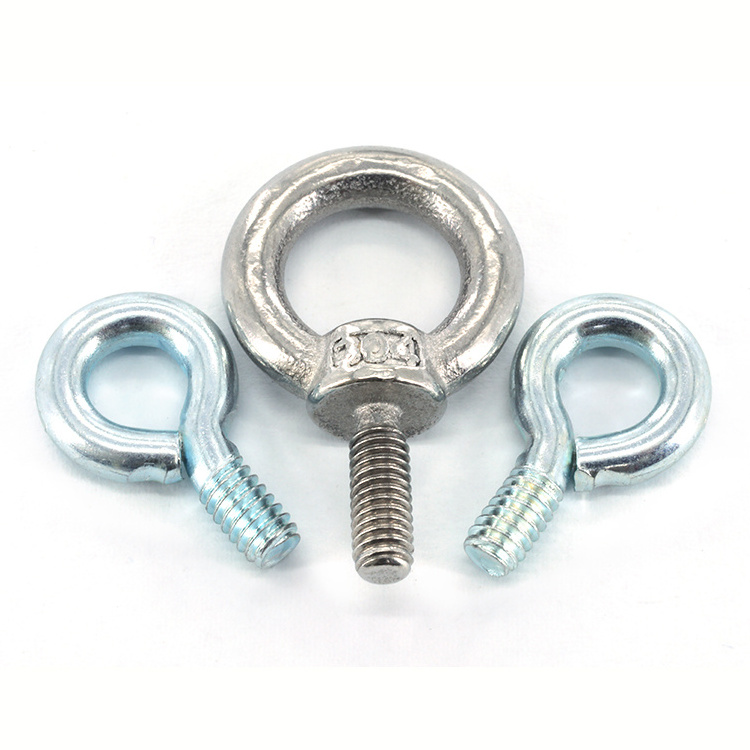 Eye Screw 304 Stainless Steel Marine Lifting Eye Screws Ring Loop Hole For Cable Rope Eyebolt Hook