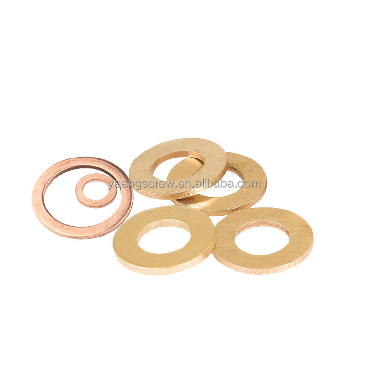 Din9021 Large Flat Copper Brass Fender Washer Plain M3 M4 M5 M6 M8 M10 M12