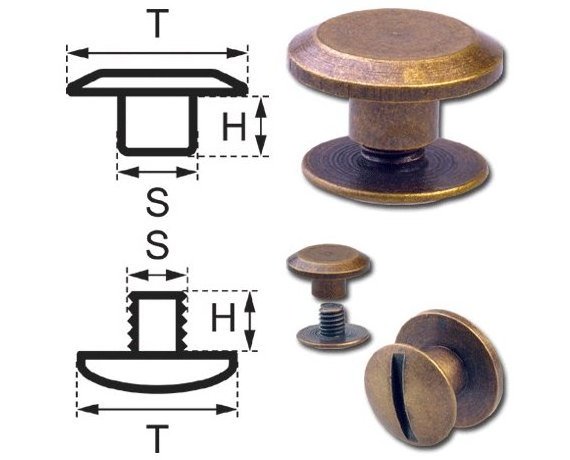 Best Price M2M4M5M6M8 Slotted Through-Holes Chicago Screw Sexy Bolt for Holster SS304 316 Steel Brass Female To Male Screw