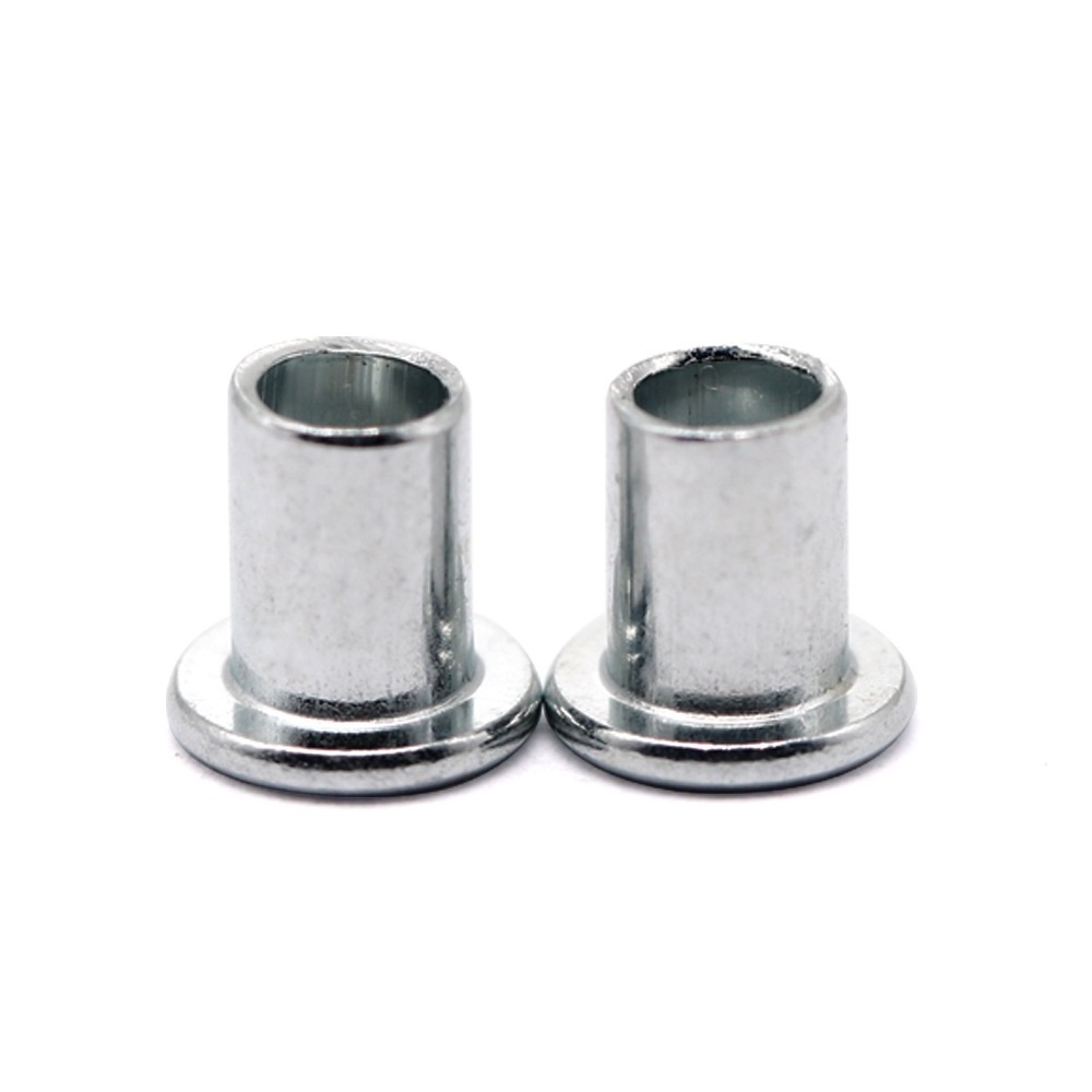 New Designed Factory Direct Sale High Density Furniture Rivets Custom Iron Nickel Plated Flat Head Semi Tubular Rivets