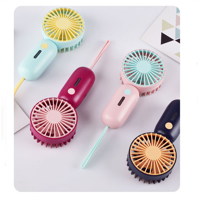 New Design USB Rechargeable Mini Portable Fan with Manual Umbrella Gift Automatic Umbrellas Gift Box with Custom Logo Print