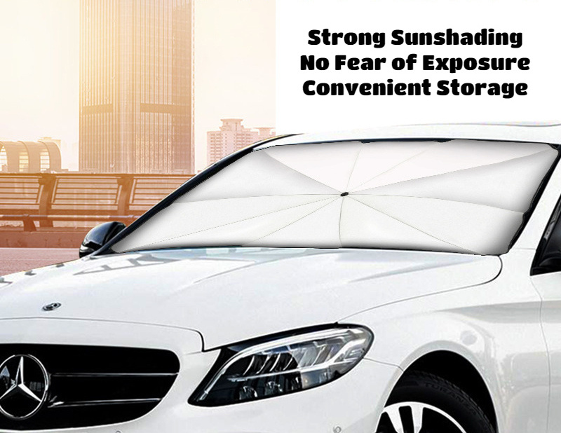 Best Selling Front Windshield Sun Shade Umbrellas Large Small Sizes Sunny Rainy Folding Car Umbrella Folding