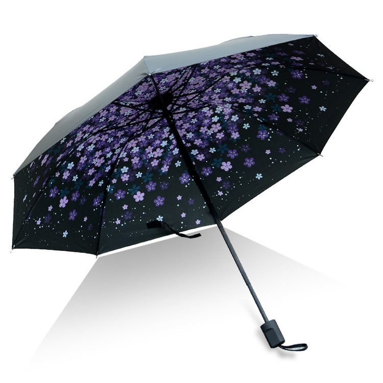 Sunny And Rainy Umbrella Delicately Folded Umbrella High Quality Parasol Low MOQ Umbrella