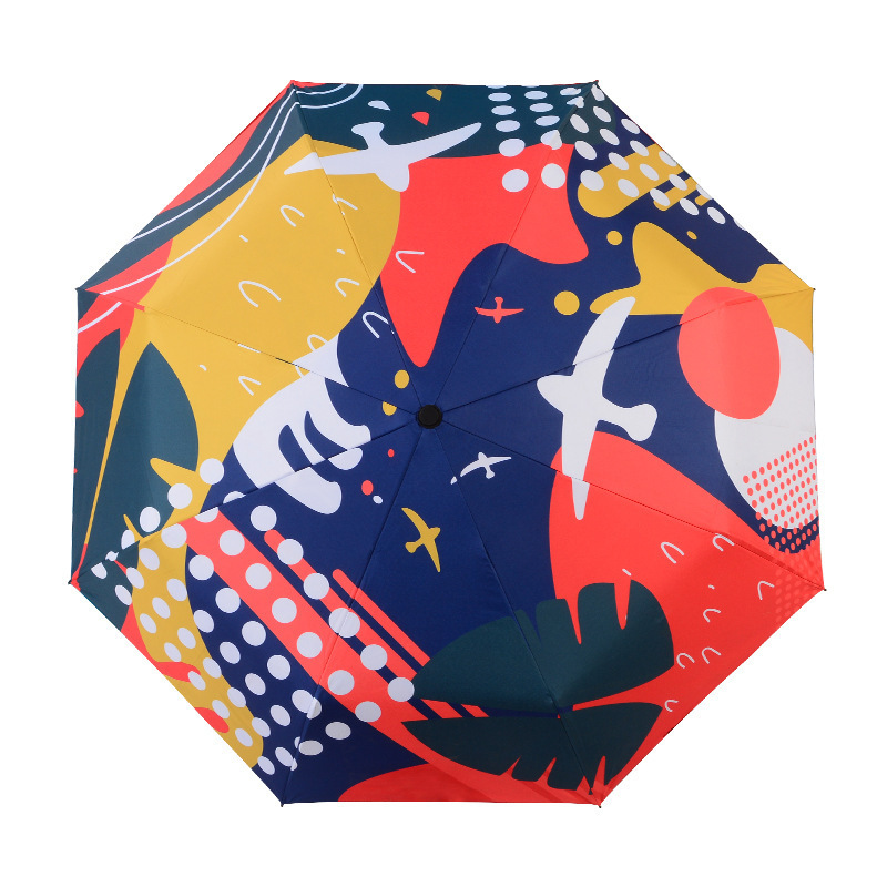 Sunny And Rainy Umbrella Delicately Folded Umbrella High Quality Parasol Low MOQ Umbrella