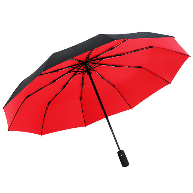 Customized Windproof Umbrella With Logo Printing Folding Umbrella Light Weight Automatic Umbrellas For Rain