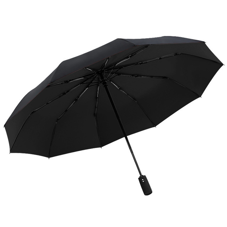 Customized Windproof Umbrella With Logo Printing Folding Umbrella Light Weight Automatic Umbrellas For Rain