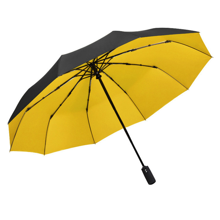 Customized Windproof Umbrella With Logo Printing Folding Umbrella Light Weight Automatic Umbrellas For Rain