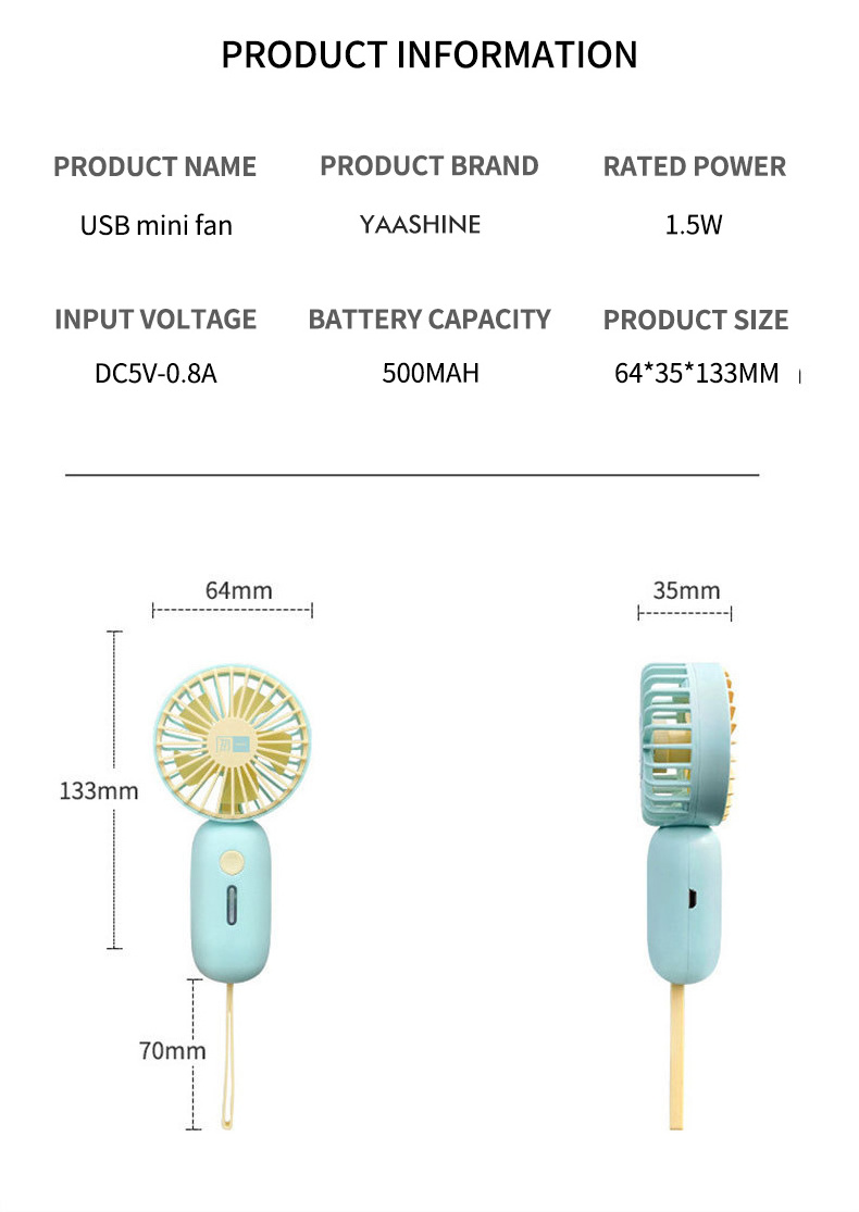 Design USB Rechargeable Kids Anime Parasol Umbrella Manual Umbrellas with Logo Umbrella with Fan USB Rechargeable